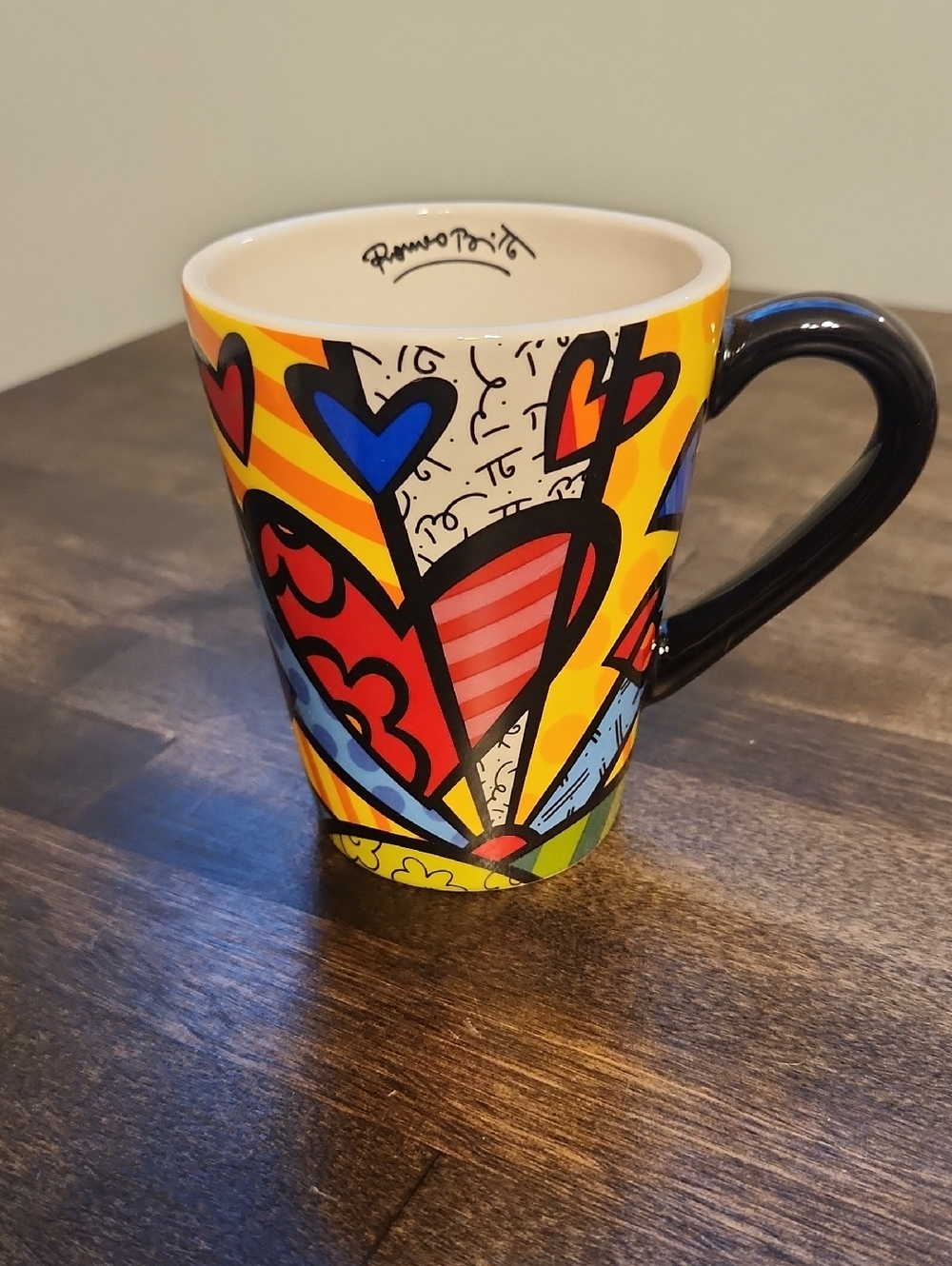 Romero Britto Multicolor Heart Mug - 2009